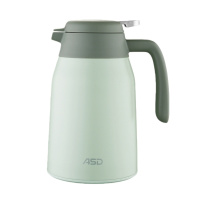 爱仕达保温壶304不锈钢真空保温壶办公居家两用1.6L大容量水壶 RWS16P10Q-G