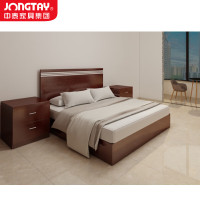 中泰(jongtay)现代简约木床多功能公寓宿舍公寓双人床1.5米 J-YQDZ13