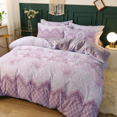 牛奶绒6D雕花保暖四件套珊瑚法莱绒双人加厚秋冬双面加绒防静电45