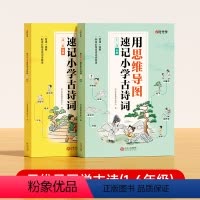 思维导图速记古诗词[1-6年级通用] [正版]思维导图速记小学古诗词漫画笔记小学生必背古诗词拆解小古文言文古诗文趣味漫画