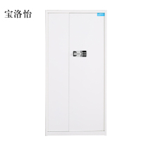 宝洛怡保险柜铁皮资料柜矮柜办公室储物柜通门白色国宝锁900*420*1850