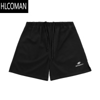 HLCOMAN男子透气速干篮球运动短裤跑步健身3分裤凉感美式夏训练裤