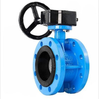 艾菲勒 蝶阀 涡轮对夹蝶阀 法兰涡轮蝶阀 D341X-10/16 球墨铸铁蝶阀