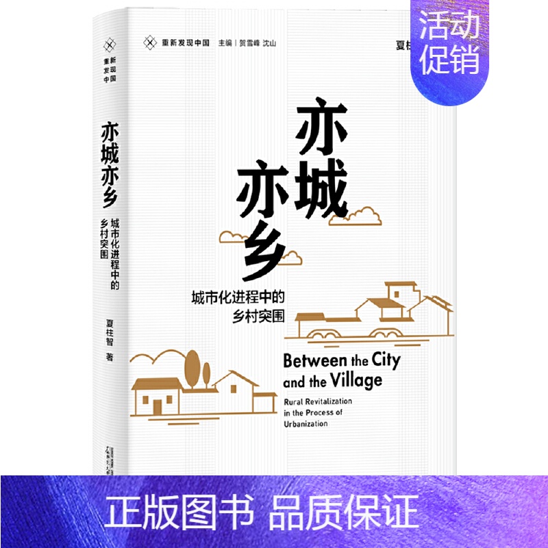 亦城亦乡 [正版]单套自选 重新发现中国系列共6册 压舱石+亦城亦乡+治城+陌生的熟人+大均衡+流变的家庭 杨华王德福贺