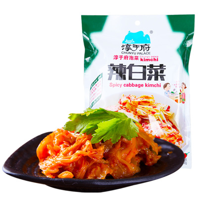 淳于府辣白菜400g 袋装韩式泡菜 下饭菜拌饭拌面小菜 酱菜咸菜腌菜 做