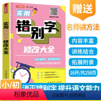 [单本]实用错别字修改大全 小学通用 [正版]实用错别字修改大全 帮助学生正确运用汉字轻松应对写作和考试小学语文专项训练