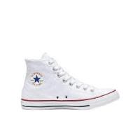 匡威(CONVERSE)高帮休闲运动鞋白色圆头设计系带透气舒适男士跑步