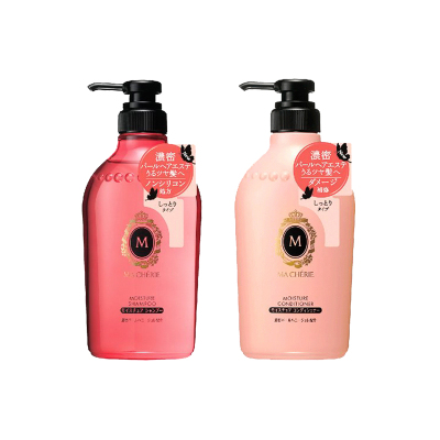 2瓶装|资生堂旗下玛馨妮无硅油洗护套装（洗发水450ml+护发素450ml）滋养丝滑