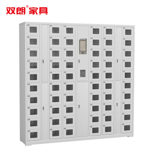 双朗 智能手机存放柜60门 L0812007Y 1430*300*1800mm 灰白色 台