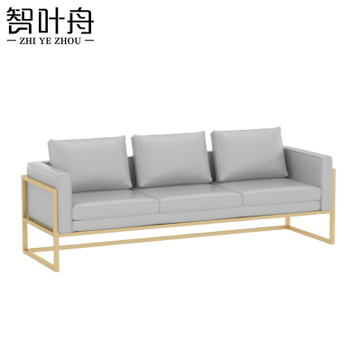 智叶舟休闲沙发三人位183*65*68cm张