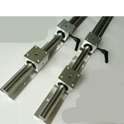 森美人定制直线滑轨光轴导轨铝托圆柱滑轨支撑座导轨 木工推台锯轨道滑块 直径35*1米(2轨2轨4滑块2扳手)