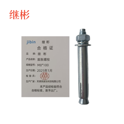 继彬膨胀螺栓 M8*100 个