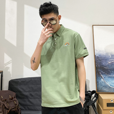 梵克公牛日系大码潮牌polo衫短袖青少年宽松T恤-P40
