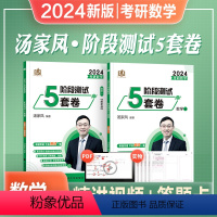 阶段测试5套卷 数学一 [正版]2024年汤家凤阶段测试5套卷十考前冲刺8套卷考研数学一数二数三汤家凤1800题零基础提