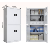 汇云星保密柜 档案文件柜 钢制密码保险柜 通双节带抽密码锁