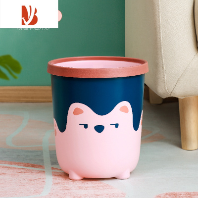 三维工匠北欧风垃圾桶家用客厅创意可爱卧室厨房卫生间大号无盖纸篓垃圾桶