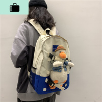 书包女韩版高中原宿ulzzang背包ins百搭大学生时尚大容量双肩包男NEW LAKE