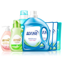 蓝月亮活力橙花3kg+茉莉洁净3kg+浓缩柔顺剂1kg+活力橙花500g+内衣专用洗500g+茉莉洁净500g*2