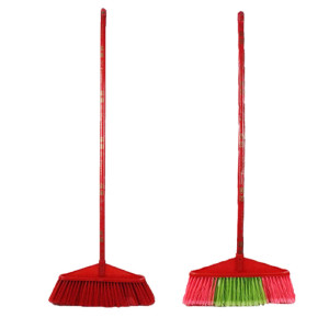 文话三 清洁环卫物业笤帚硬毛塑料扫把学校清洁扫帚 1把装