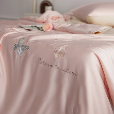 A类100%轻奢天丝夏凉被空调被55%李官奇礼品大豆被