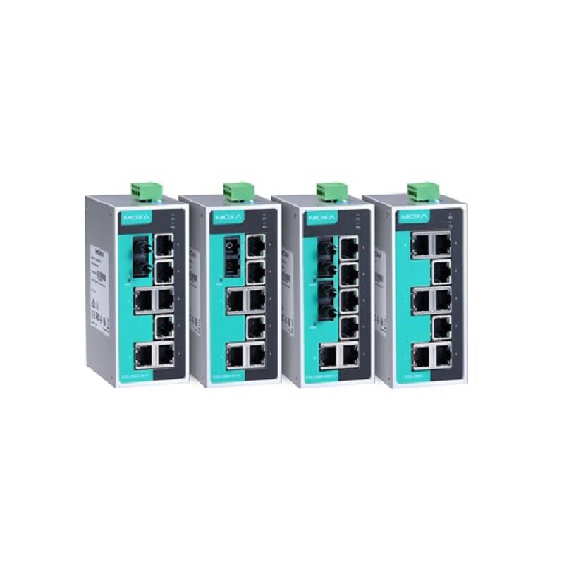 摩莎MOXA 8 端口非网管型工业以太网交换机 EDS-208A单位:个