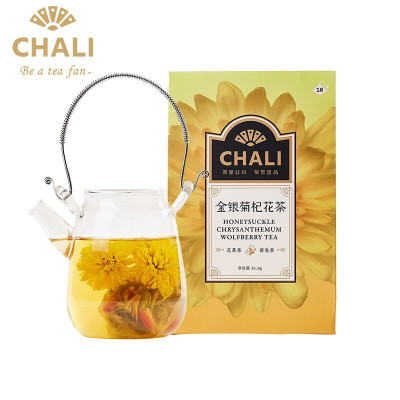 茶里（ChaLi）花草茶金银菊杞花茶金银花茶菊花枸杞茶养生茶10包/盒