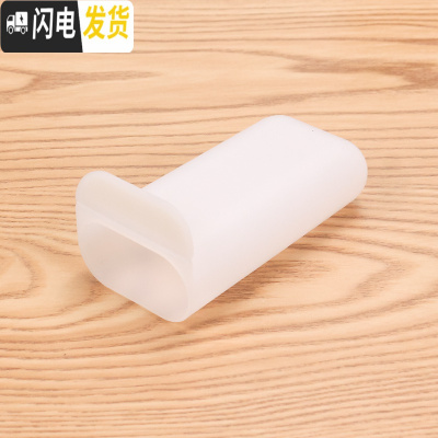 三维工匠长诗 简约多功能笔筒学生桌面显示器粘贴收纳盒时尚创意办公文具 半透明-长款