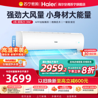 海尔(Haier)空调挂机劲铂2匹p变频冷暖新一级客厅卧室大风口节能省电KFR-48GW/24P1A181U1