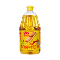 鲁花 香味经典5S压榨特香花生油 1.8L 非转基因食用油家用小瓶