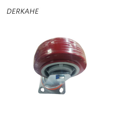 DERKAHE 重型手推车聚氨酯轮 φ150×50(6寸) 万向款 个