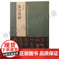 中国具有代表性书法作品放大本系列 颜真卿 多宝塔碑 张海 河南美术出版社