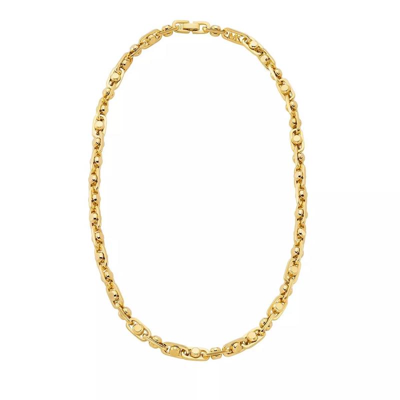 迈克·科尔斯(MICHAEL KORS)14K金合金女士短项链黄金精致链坠百