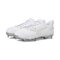 美津浓(Mizuno)女款棒球鞋运动风低帮拼接织物橡胶钉鞋户外训练跑