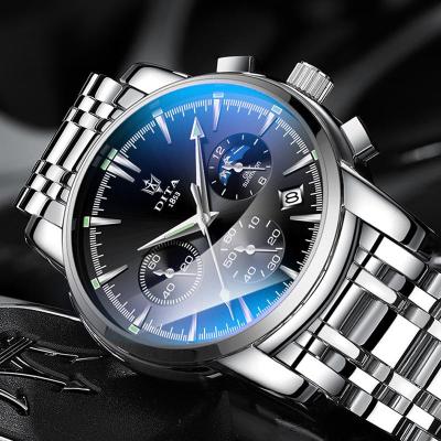 迪塔手表男士自动机械表潮流时尚新概念钢带防水运动石英表男表同款同款