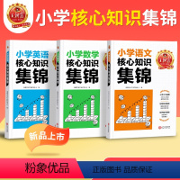 小学核心知识集锦2本[语文+数学] 小学通用 [正版]核心知识集锦语文数学英语基础知识大盘点一二三四五六年级小学知识大全