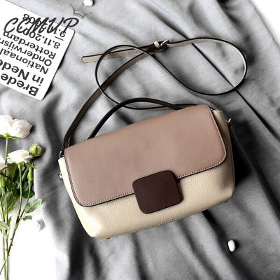 CCMVP品牌自营质量保证-CCMVP休闲品牌链条女秋季新款软皮女港风复古小方韩版百搭单肩斜挎手提