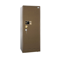 臻远全钢实心防盗保险柜 高100cm指纹款古铜色