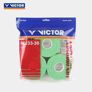 VICTOR/威克多 羽毛球手胶吸汗止滑握把胶手胶单色30条装 GR233-30