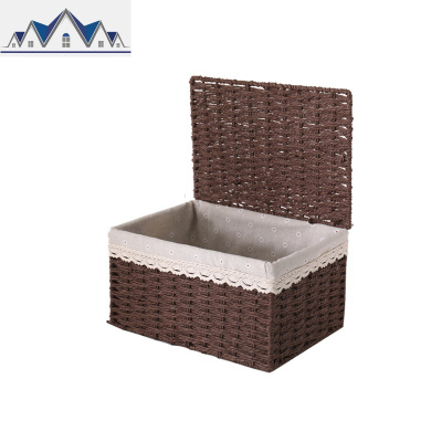 编收纳箱带盖脏衣篮玩具书刊杂物储物箱整理箱大号收纳筐收纳盒 三维工匠