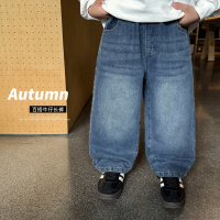 童酷男童秋款湖州织里童装韩版中小童休闲长裤百搭儿童牛仔裤