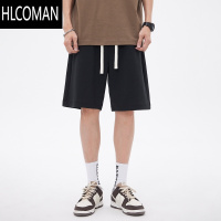 HLCOMANHomePanda运动短裤男夏季外穿宽松潮牌美式休闲篮球五分裤子