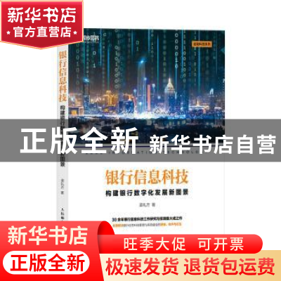 正版 银行信息科技:构建银行数字化发展新图景 梁礼方 人民邮电