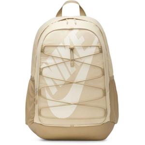 Nike/耐克女款双肩背包大容量轻便耐磨通勤旅行运动休闲包 beige(beige_/_white)