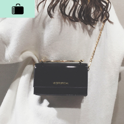 高级感简约斜挎包包2019新款质感百搭女包链条洋气时尚网红小黑包NEW LAKE女斜挎包