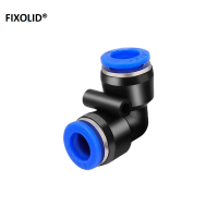 FIXOLID 气管快速接头直角弯头 PV-6 个