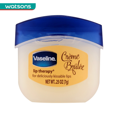 屈臣氏-凡士林经典修护润唇膏焦糖布丁味7克滋润防干裂护唇膏