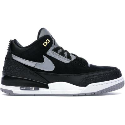 限量耐克NIKEAirJordan3Retro黑白反光勾乔丹3代鞋时尚缓震青春休闲男士运动篮球鞋