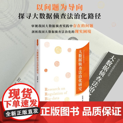 正版 大数据侦查法治化研究 彭俊磊 著 北京大学出版社 9787301343951