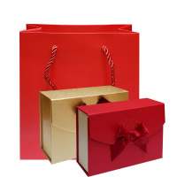 费列罗巧克力Ferrero费列罗榛果威化结婚喜糖巧克力6粒装蝴蝶结礼盒红色金色含手提袋默认随机颜色发货