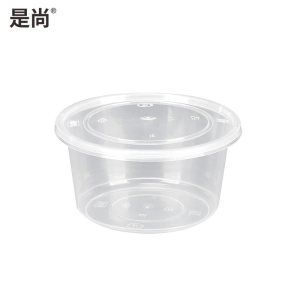 是尚 一次性餐盒 透明450ml 300套装 1箱